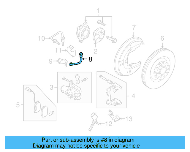 Brake Hose 3D0-611-775-J - View 3