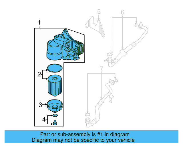 Oil Cooler Assembly 07D-117-015-G - View 5