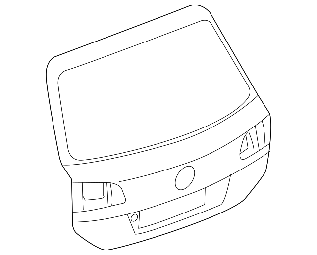 Lift Gate 7P6-827-025-B - View 2