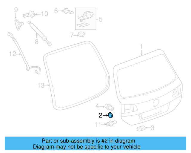 Lift Gate Plug 7N0-827-417-5AP - View 13