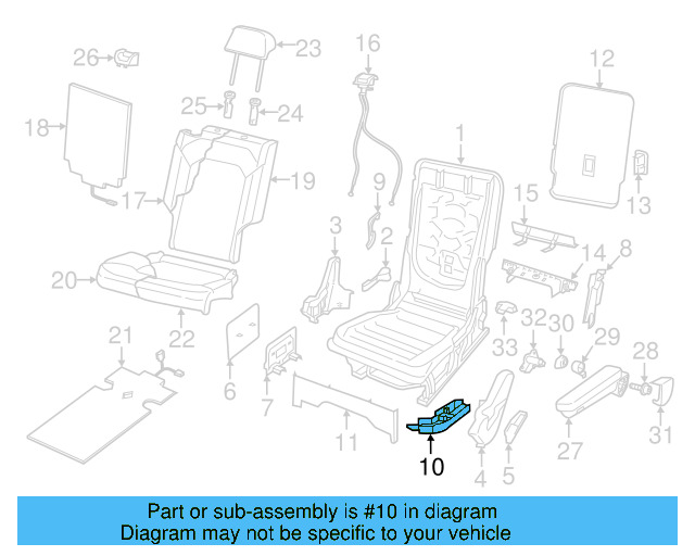 Inner Trim 3CN-885-267-ZA2 - View 6
