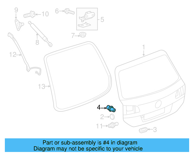 Overslam Bumper Plug 1K8-823-753-B - View 13