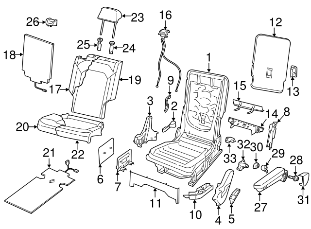 Armrest Mount Bolt N-105-173-03