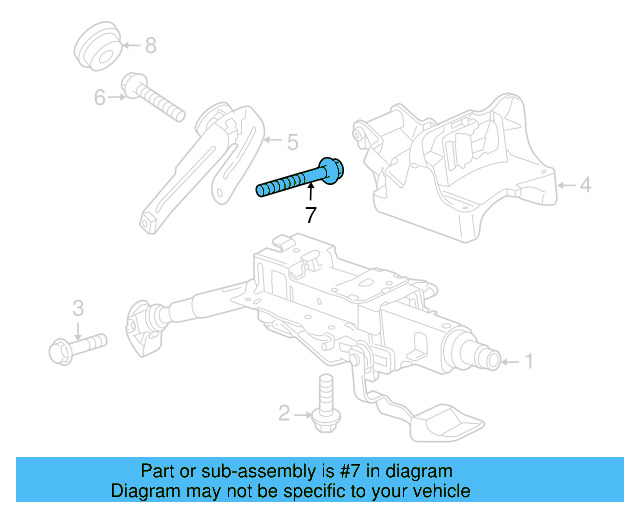 Support Bracket Bolt N-106-012-02 - View 4