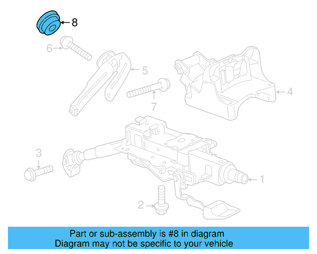 Column Support Plug N-105-608-01 - View 7