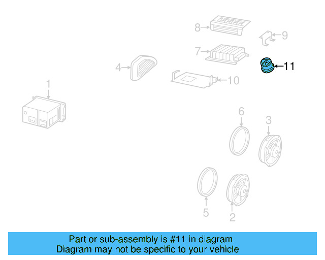 Engine Cover Insulator 06A-103-226 - View 13
