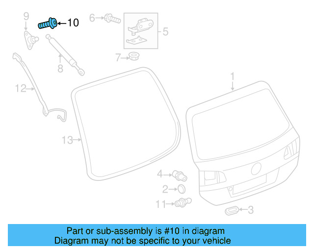 Tie Down Hook Bolt N-909-699-01 - View 18