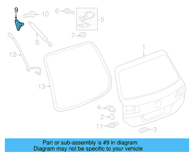 Overslam Bumper Plug 1K8-823-753-B - View 12