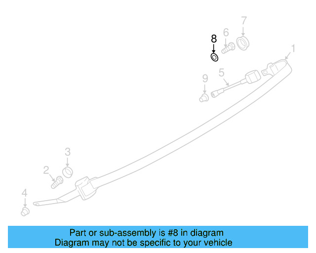 Buckle Washer 251-857-854 - View 3