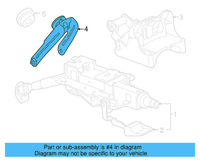 Column Support 1K1-419-293-G - View 7