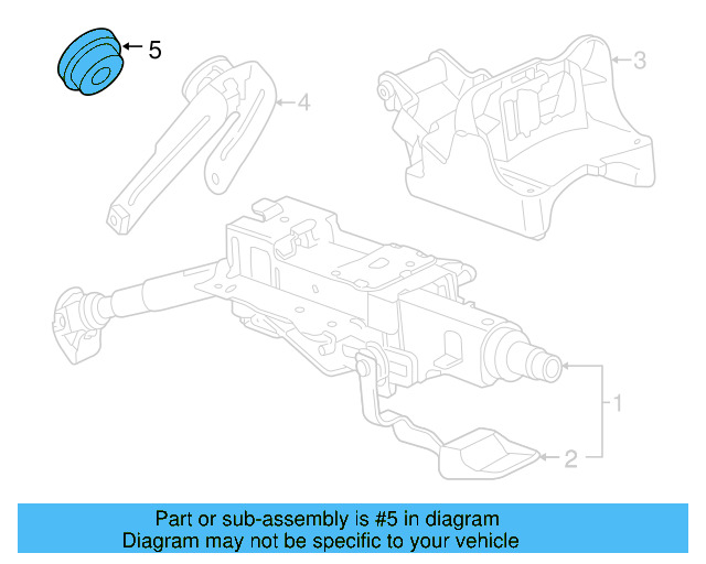 Column Support Plug N-105-608-01 - View 8