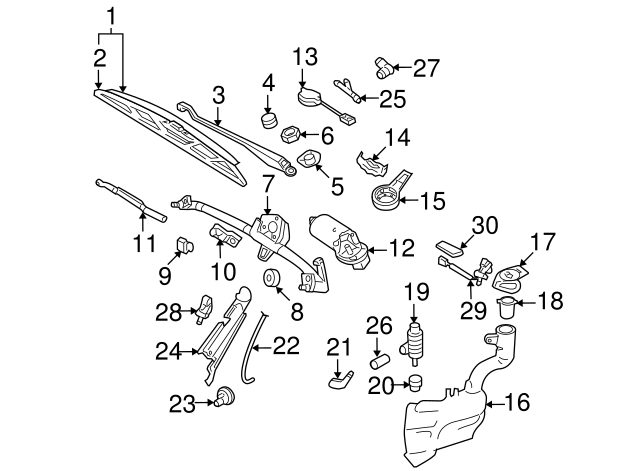 Washer Pump 1K5-955-651 - View 41
