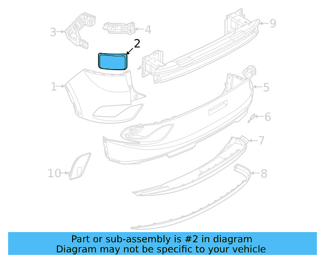 Side Panel Insulator 11A-864-707 - View 3