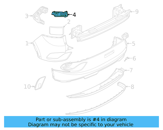 Upper Bracket 11A-807-393-A - View 2