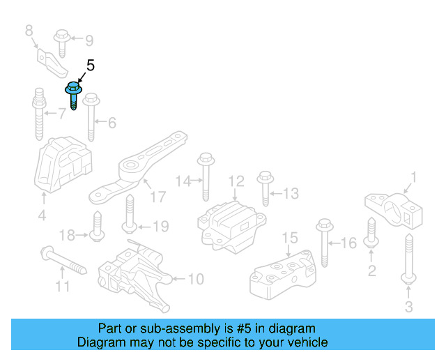 Gear Assembly Mount Bolt N-105-524-02 - View 96