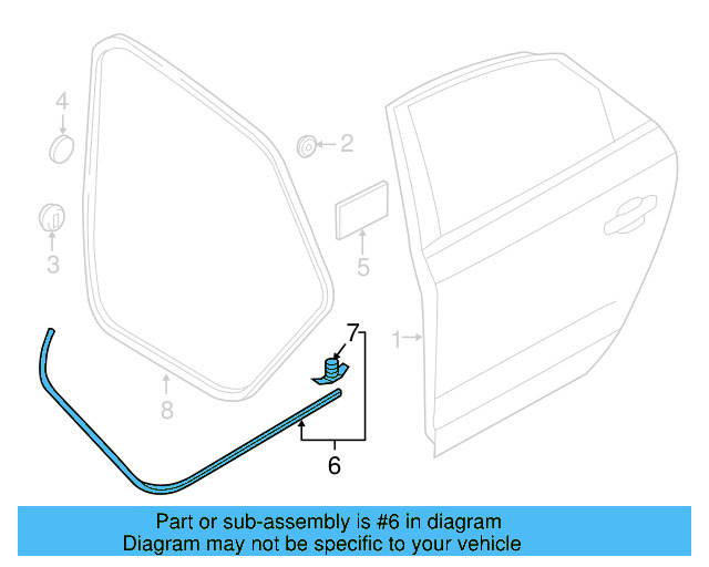 Door Weather 561-839-700-A - View 5