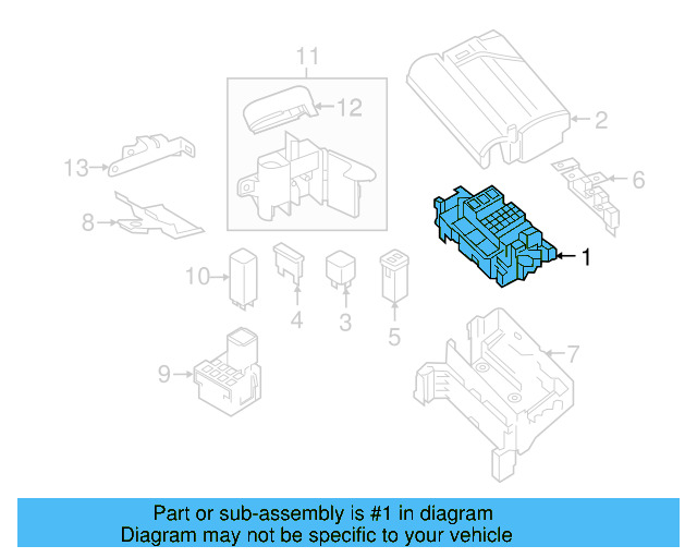 Fuse & Relay Box 5C0-937-819-Q