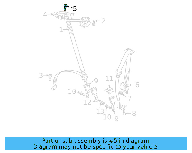 Belt Guide Bolt N-106-321-02 - View 10