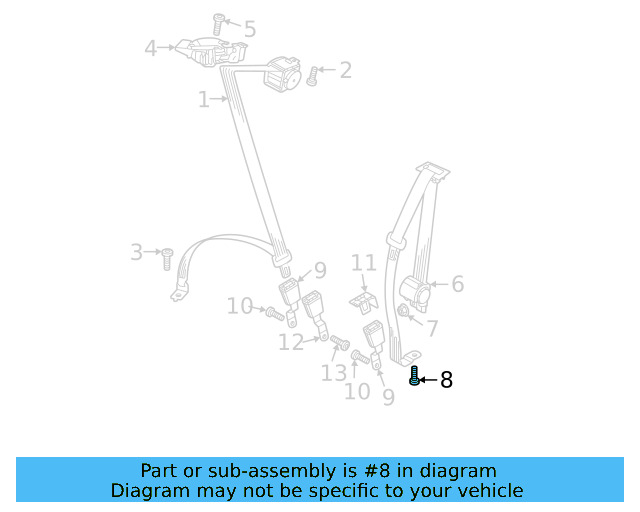Belt Guide Bolt N-106-321-02 - View 20