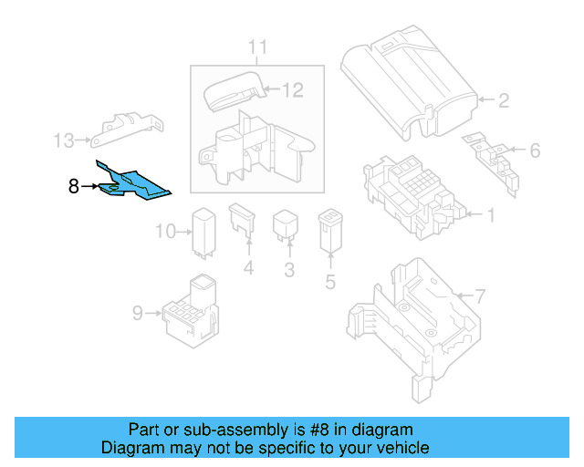 Retaining Bracket 5C0-906-393 - View 10
