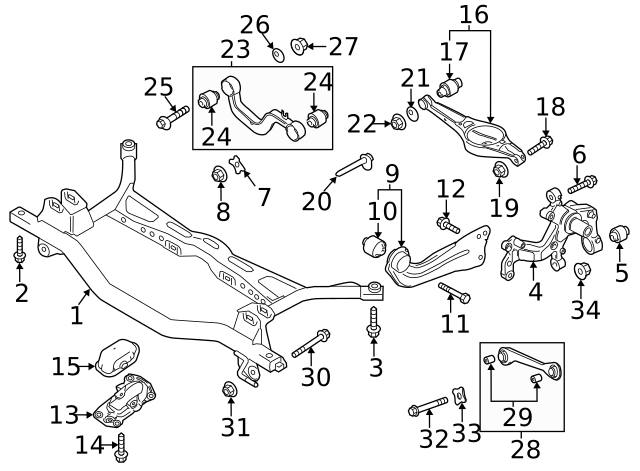 Lower Control Arm Lock Nut N-101-064-02 - View 18