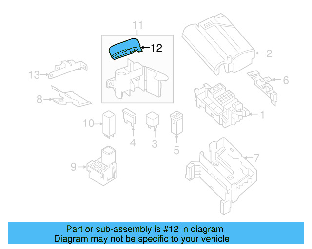 Junction Block Cap 1K0-937-565-A - View 8