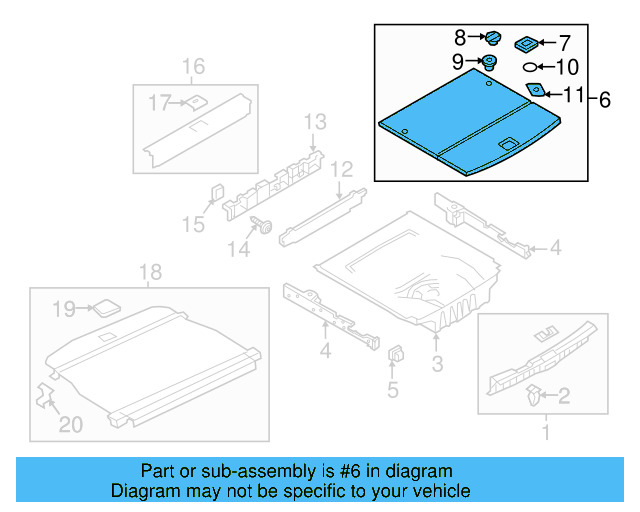 Floor Cover 5G9-858-855-H-CA9 - View 3