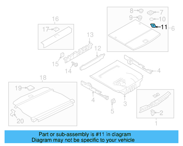 Spare Cover Handle 5N0-887-183-9B9 - View 5