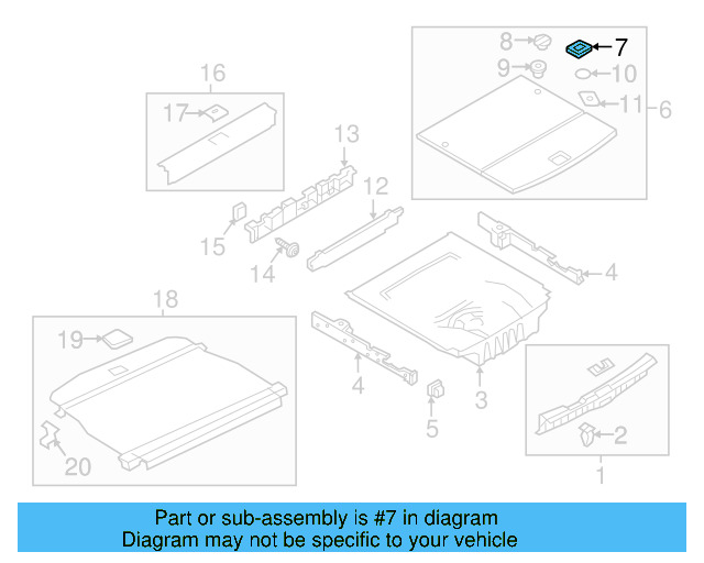 Spare Cover Handle 5N0-887-183-9B9 - View 6