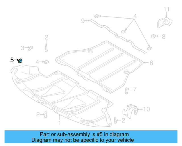 Front Deflector Nut 4A0-805-163 - View 14