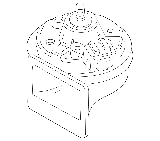 Low Note Horn 8W0-951-221 - View 10