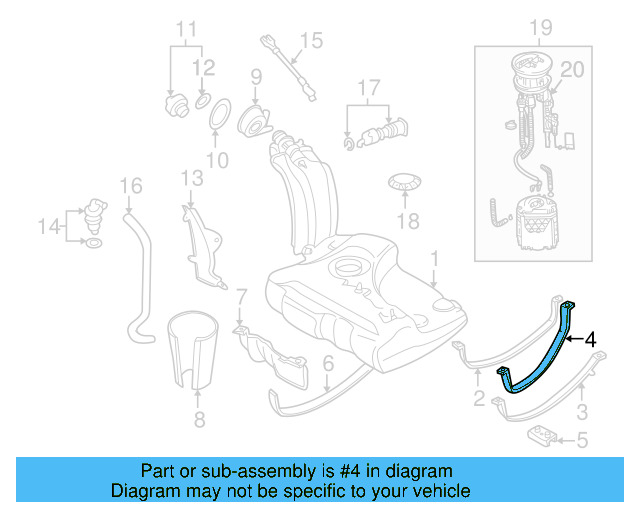 Strap 1H0-201-654-C - View 9