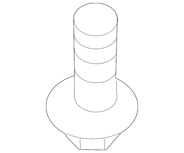 Radiator Support Splash Shield Screw WHT-000-729-A - View 29