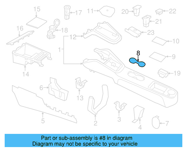 Console Mat 5C6-863-301-A-82V