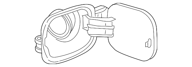Fuel Door (Unpainted) 1j0809857fgru - View 8