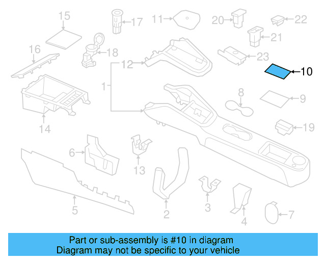 Front Trim 5K0-863-487-A-1QB - View 25