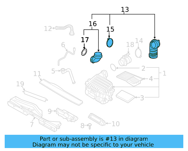 Intake Duct 5QM-129-217 - View 5