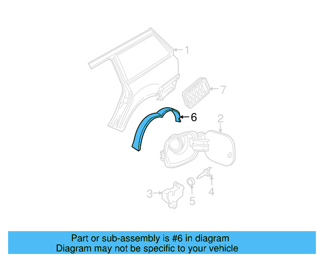 Wheelhouse Liner 1JM-810-972 - View 6