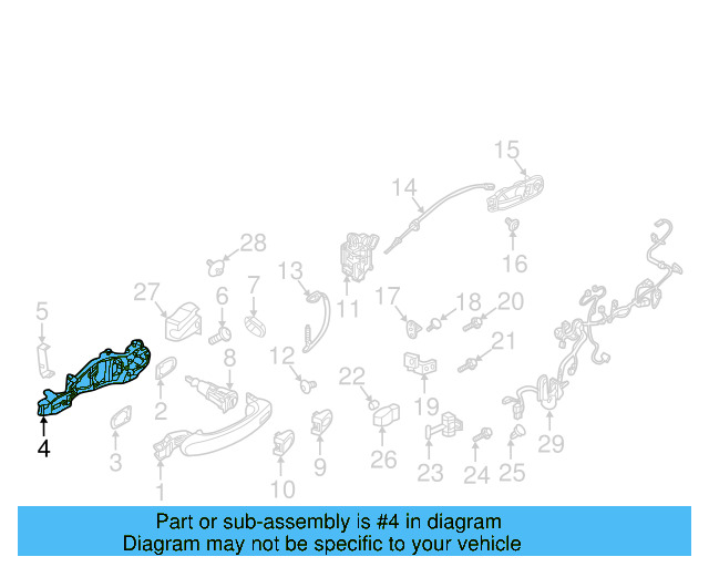 Handle Base 5C5-839-885-D - View 4
