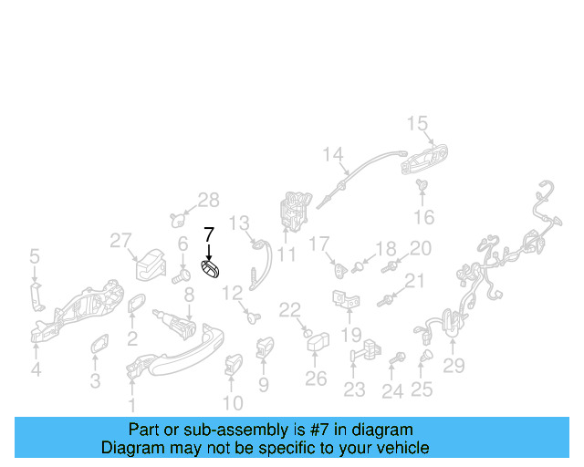 Handle Base Cap 1K8-837-111-9B9 - View 8