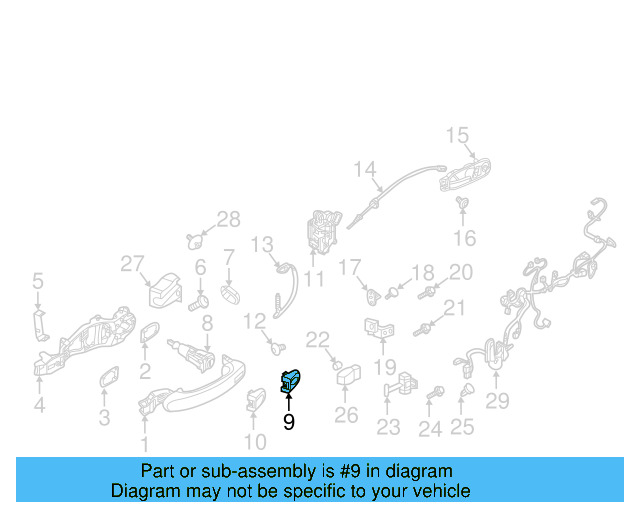 Lock Cylinder Cap 5C1-837-879-3FZ - View 4