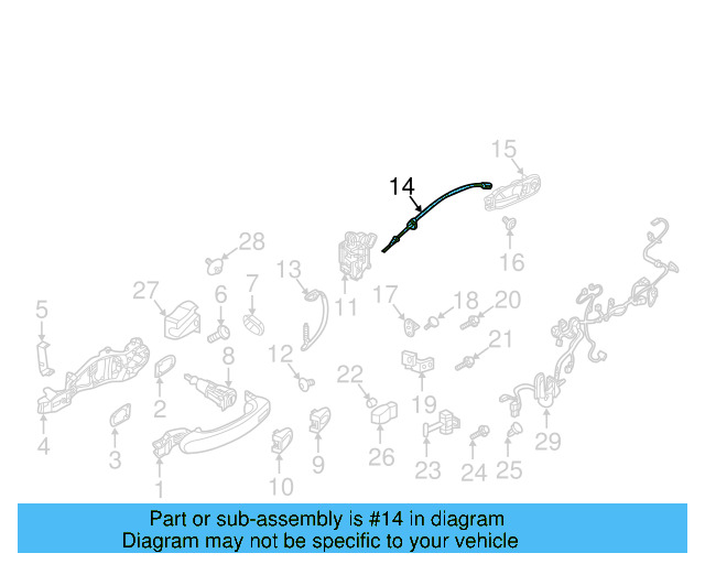 Lock Cable 5C5-837-085-C