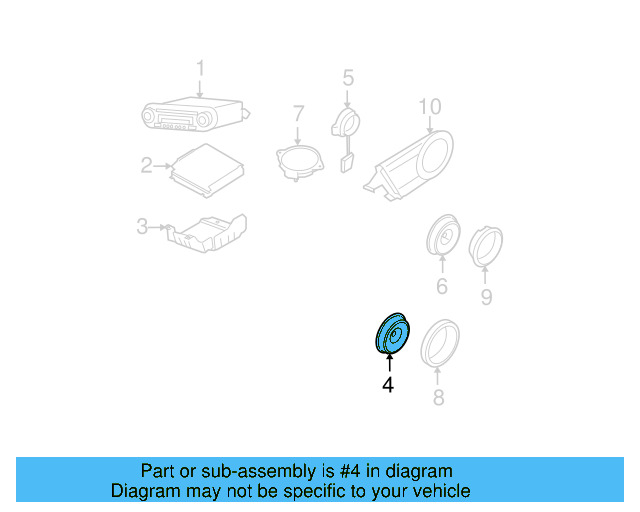 Speaker 1C0-035-411-E - View 6
