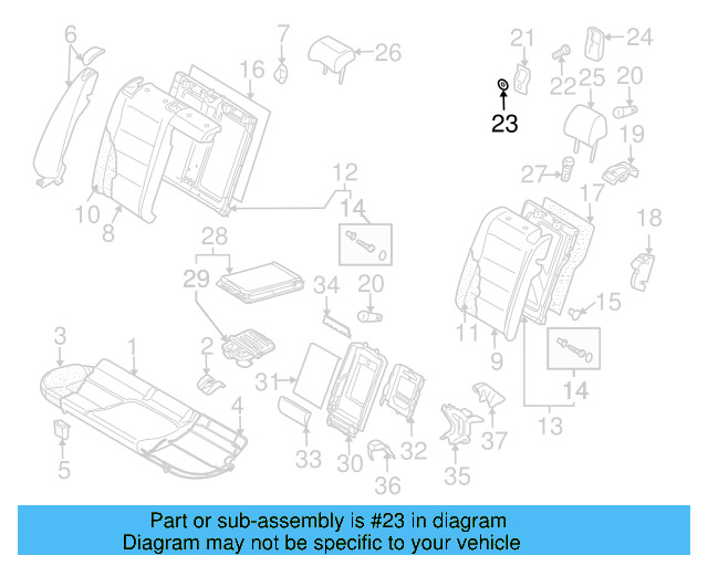 Child Seat Bracket Washer N-910-607-01 - View 2
