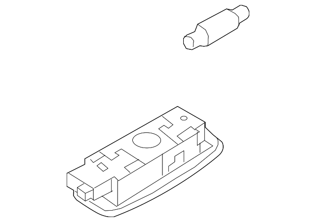 Interior Lamp 3B0-947-291-B-95T - View 9