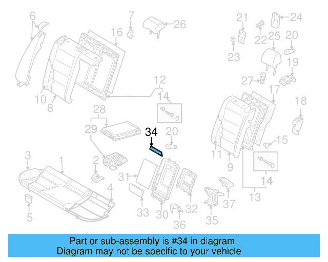 Console Trim Panel 1K0-863-289-C-82V - View 5