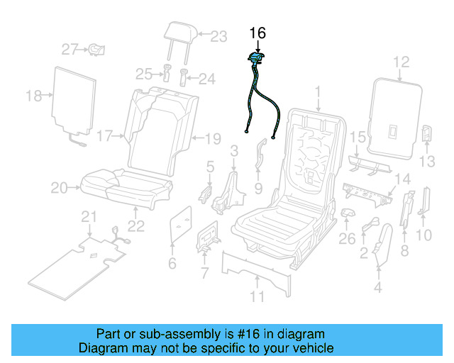 Release Handle 3CN-885-652-C-82V - View 7