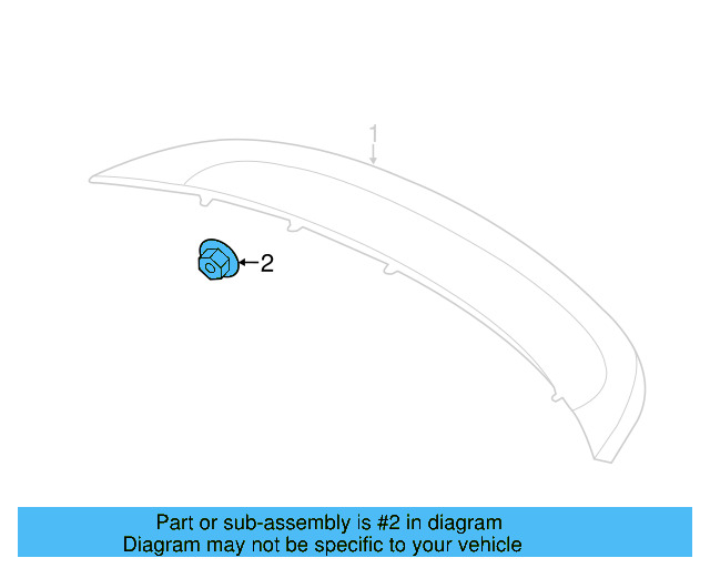 Spoiler End Lock Nut N-023-002-13 - View 12