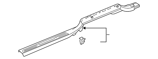 Front Sill Plate 3CN-853-371-D-82V - View 3