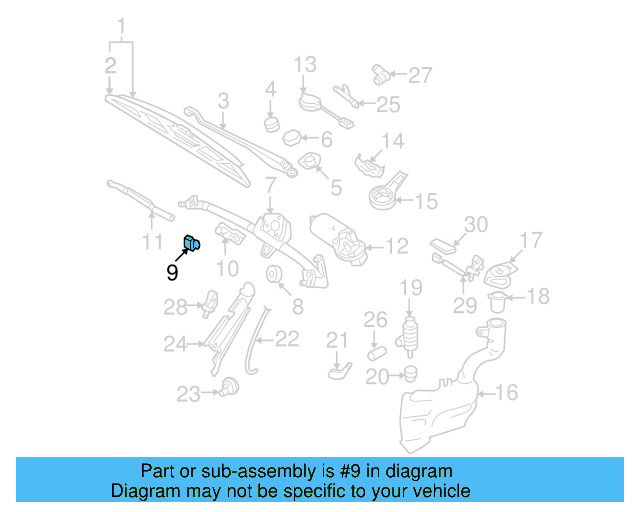 Wiper Frame Bushing 701-955-756 - View 18